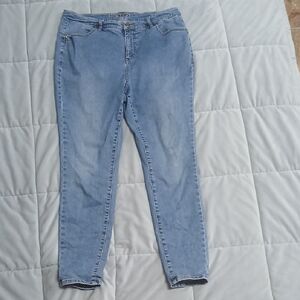 G-sculpt By Giiana 101 Skinny Malibu Wash  Blue Women's Jeans Suze 16W